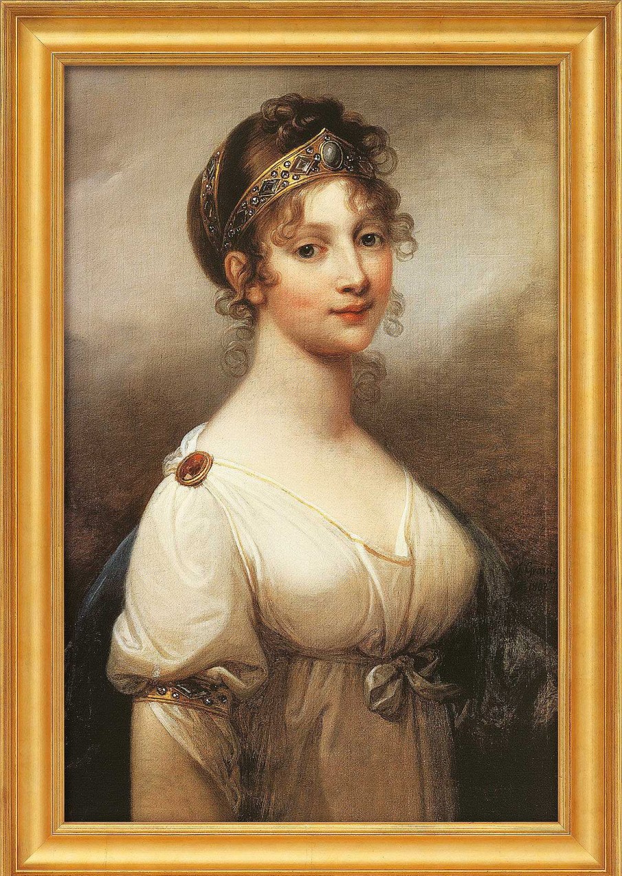 Joseph Grassi Bild "Luise, Konigin Von Preusen" (1802), Gerahmt Klassizismus