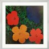 Andy Warhol Bild "Flowers" (1999), Gerahmt Blumen