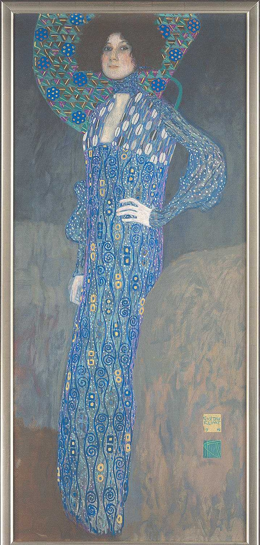 Gustav Klimt Bild "Bildnis Der Emilie Floge" (1902), Gerahmt Museums-Replikate