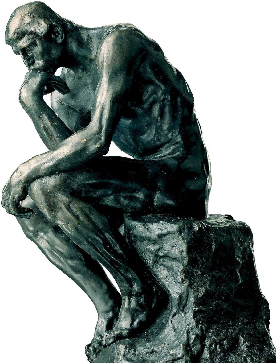 Auguste Rodin Skulptur "Der Denker" (26 Cm), Kunstbronze Museums-Replikate