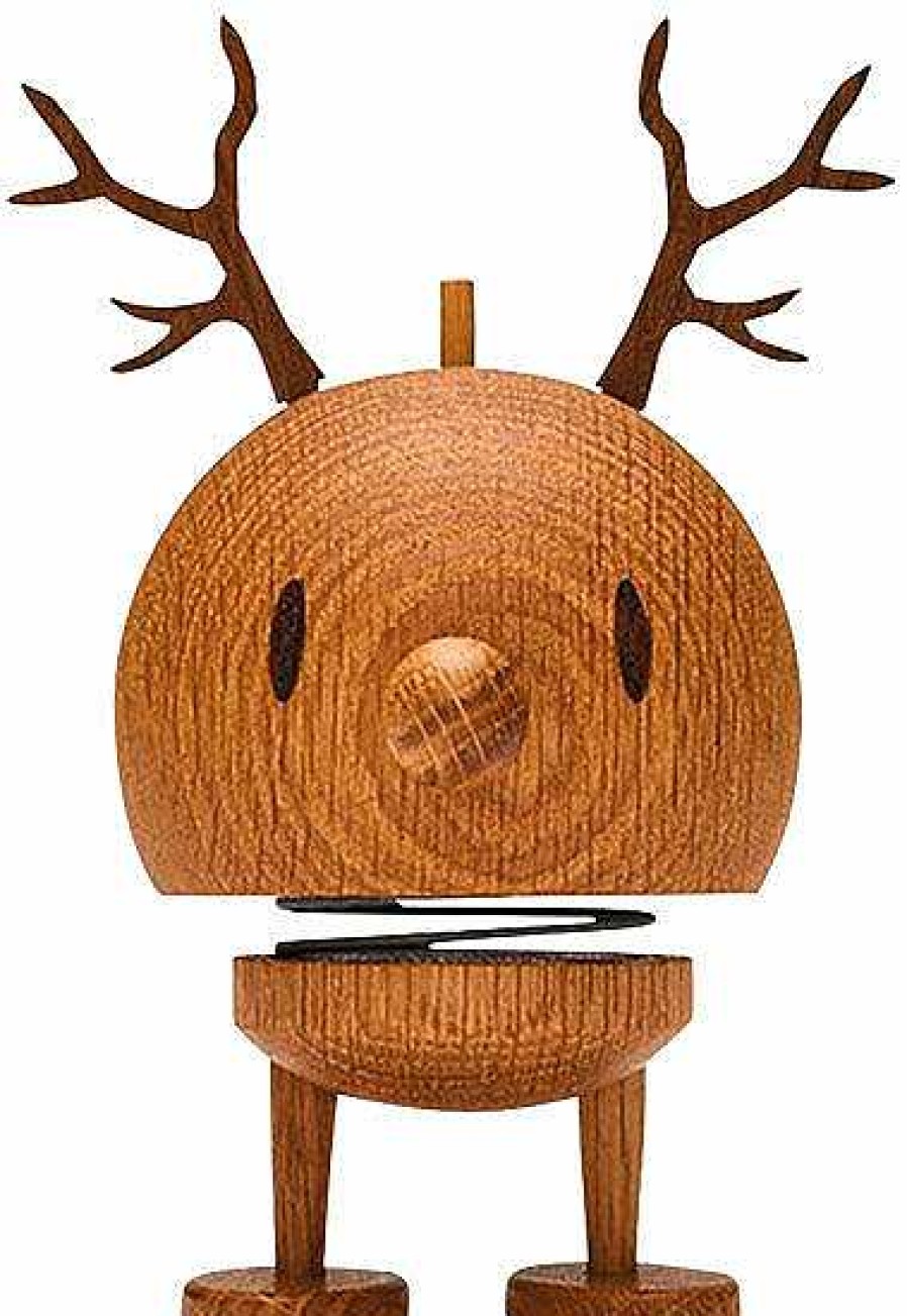 Hoptimist Deko-Objekt "Rentier Bumble", Holz - Design Gustav Ehrenreich Holz