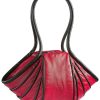 ars mundi Handtasche "Lady-Stripe", Version Rot/Schwarz Accessoires