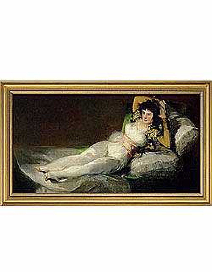 Francisco de Goya Bild "Die Bekleidete Maja" (1800-1803), Gerahmt Barock / Rokoko