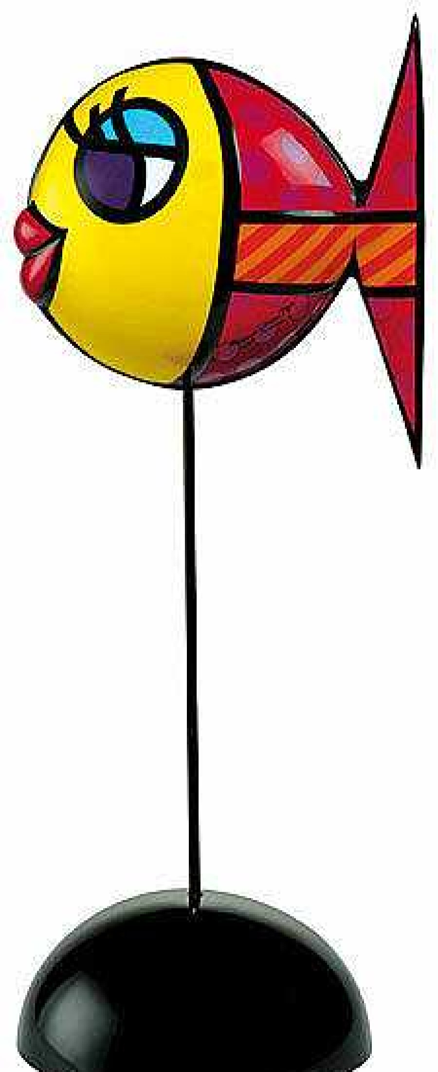 Romero Britto Porzellanfisch "Deeply In Love Ii" Schreibtischaccessoires