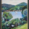 August Macke Bild "Ansicht Vom Tegernsee" (1910), Gerahmt Expressionismus