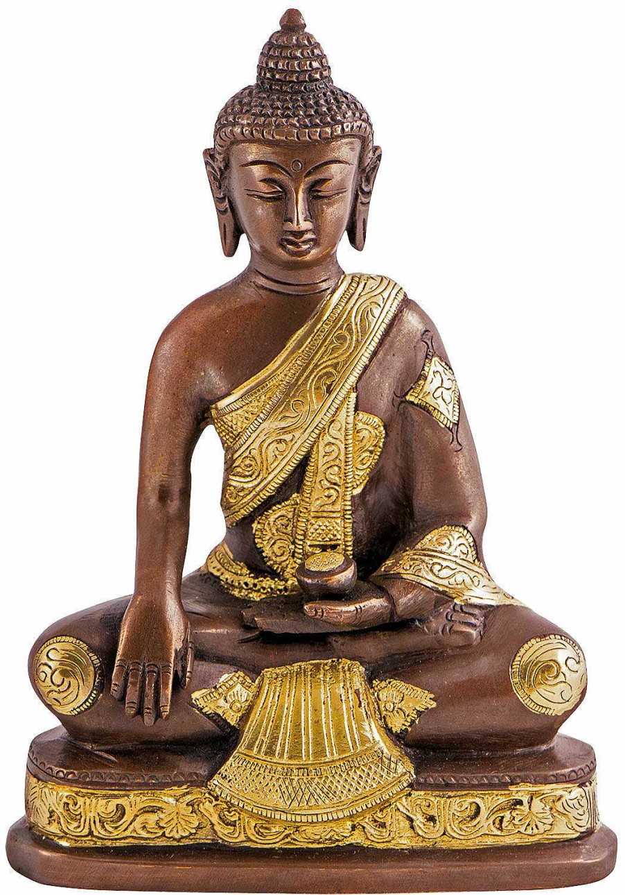 ars mundi Messingskulptur "Buddha Shakyamuni" Asien