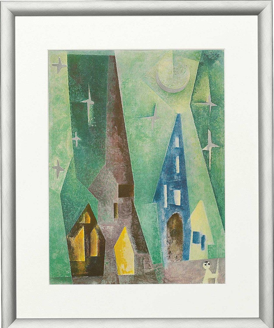 Lyonel Feininger Silbersternenbild (1924), Gerahmt Druckgrafiken