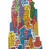 James Rizzi Porzellanobjekt "The City That Never Sleeps" Porzellan / Keramik