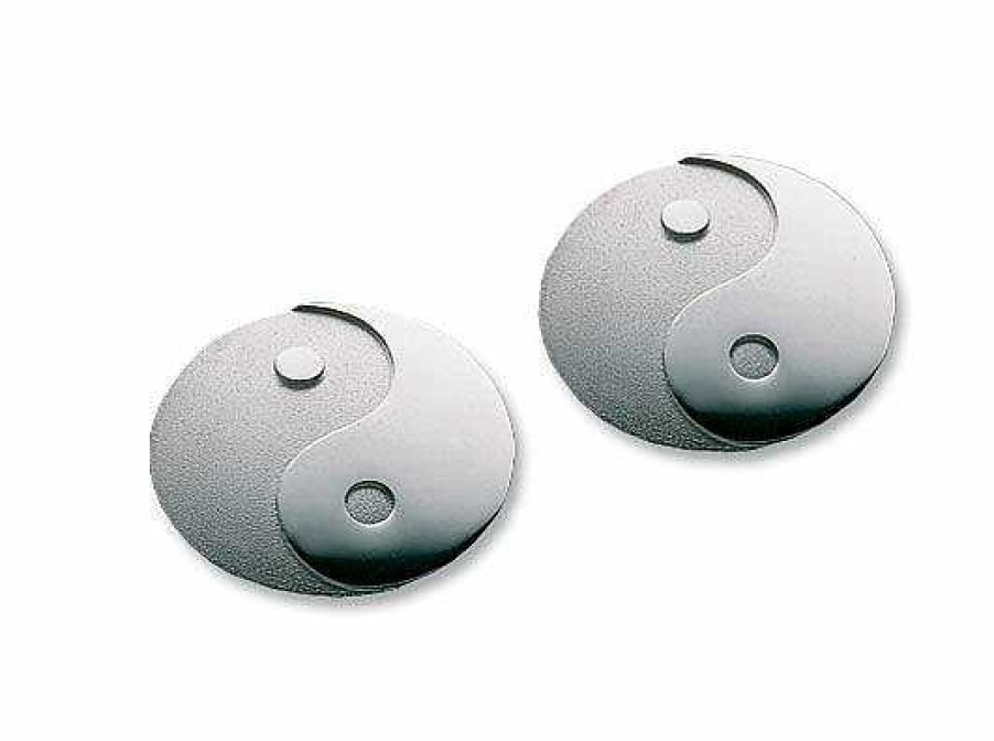 ars mundi Ohrstecker "Yin Und Yang", Version Silber Asien