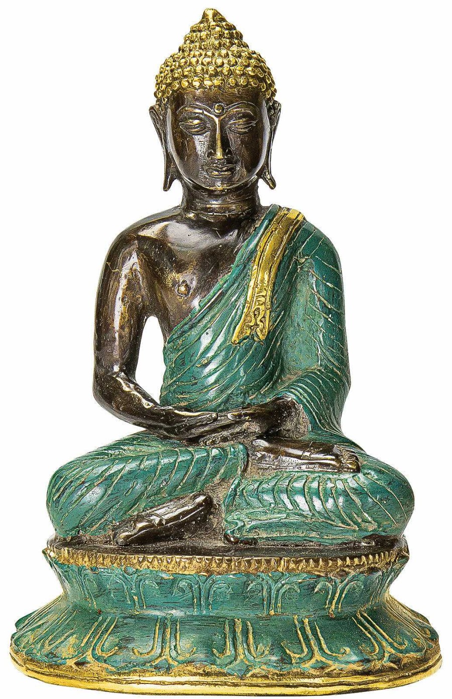 ars mundi Skulptur "Meditierender Buddha", Bronze Gotterbildnisse