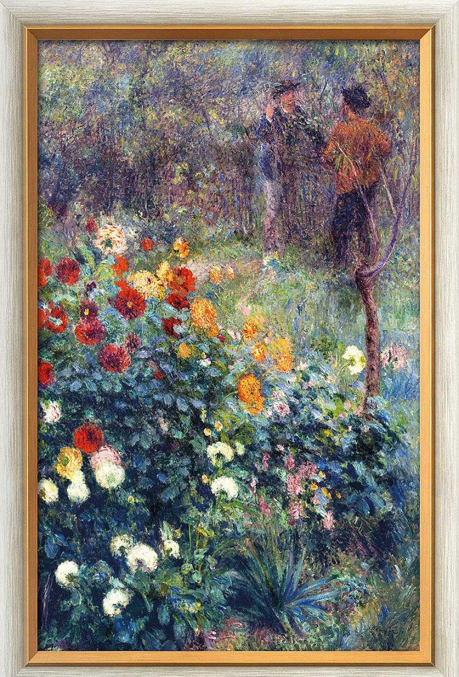 Auguste Renoir Bild "Der Garten An Der Rue Cortot, Montmartre" (1876), Gerahmt Impressionismus