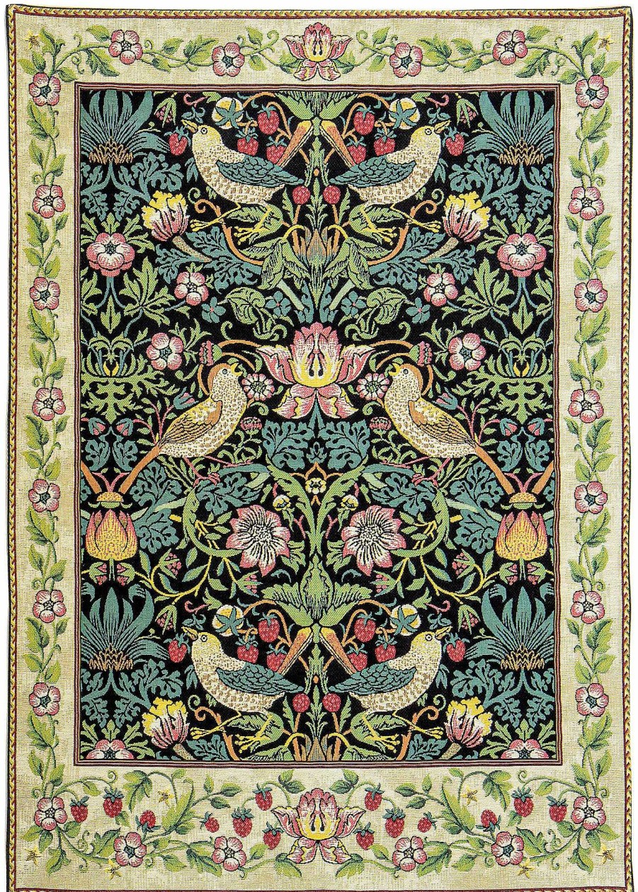 ars mundi Wandteppich "Strawberry Thief" - Nach William Morris Interieur