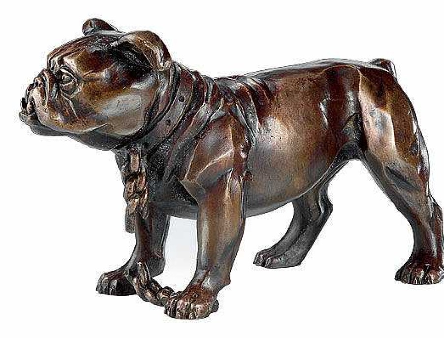 ars mundi Skulptur "Simplicissimus-Bulldogge", Version In Kunstbronze Kunstbronze