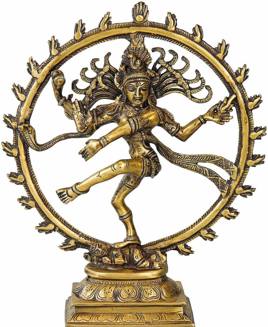 ars mundi Messingskulptur "Shiva Nataraja" Gotterbildnisse