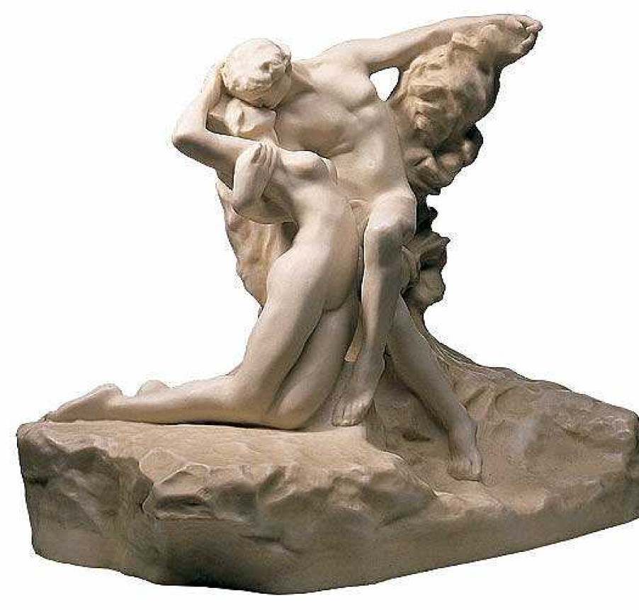 Auguste Rodin Skulptur "Der Ewige Fruhling" (1884), Version In Kunstmarmor Museums-Replikate