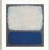 Mark Rothko Bild "Blue And Grey" (1962), Version Silberfarben Gerahmt Sonstige Techniken