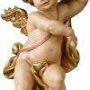 ars mundi Holzfigur "Putto Mit Draperie", Links Schauend Sakralkunst