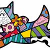 Romero Britto Art Panel / Wandobjekt "Dog" Sonstiges