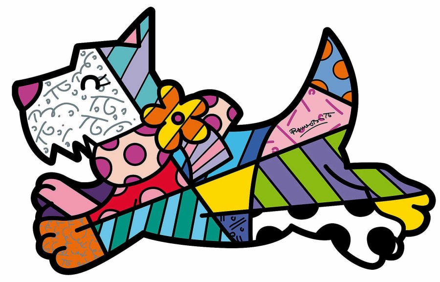 Romero Britto Art Panel / Wandobjekt "Dog" Sonstiges