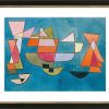 Paul Klee Bild "Segelschiffe" (1927), Gerahmt Klassische Moderne