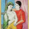 Pablo Picasso Bild "The Lovers" (1923), Gerahmt Sonstige Techniken