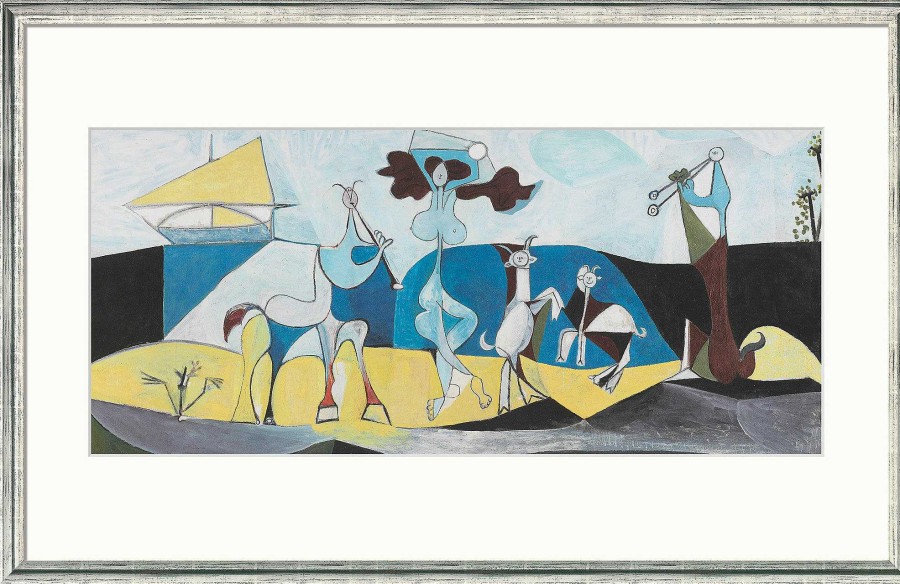 Pablo Picasso Bild "Die Freude Des Lebens" (1946), Gerahmt Sonstige Motive