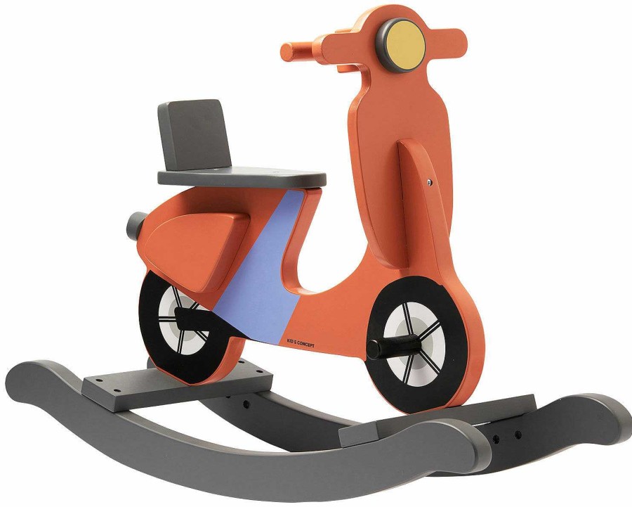 Kid's Concept Schaukel-Scooter Rostrot (Fur Kinder Ab 18 Monaten) Spiele / Hobby