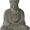 ars mundi Gartenskulptur "Sitzender Buddha", Steinguss Asien