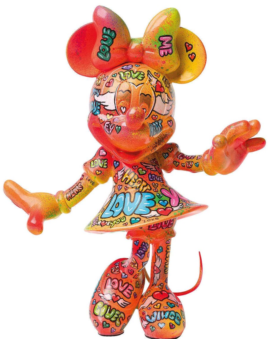 Sabrina Seck Skulptur "Minnie In Love", Kunstguss Skulpturen