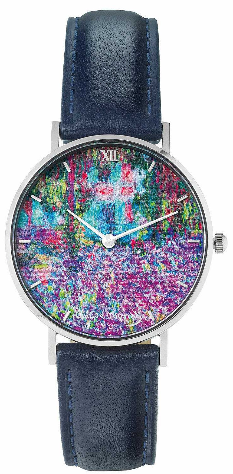 ars mundi Kunstler-Armbanduhr "Monet - Irisbeet In Monets Garten" 19. Jh / Um 1900