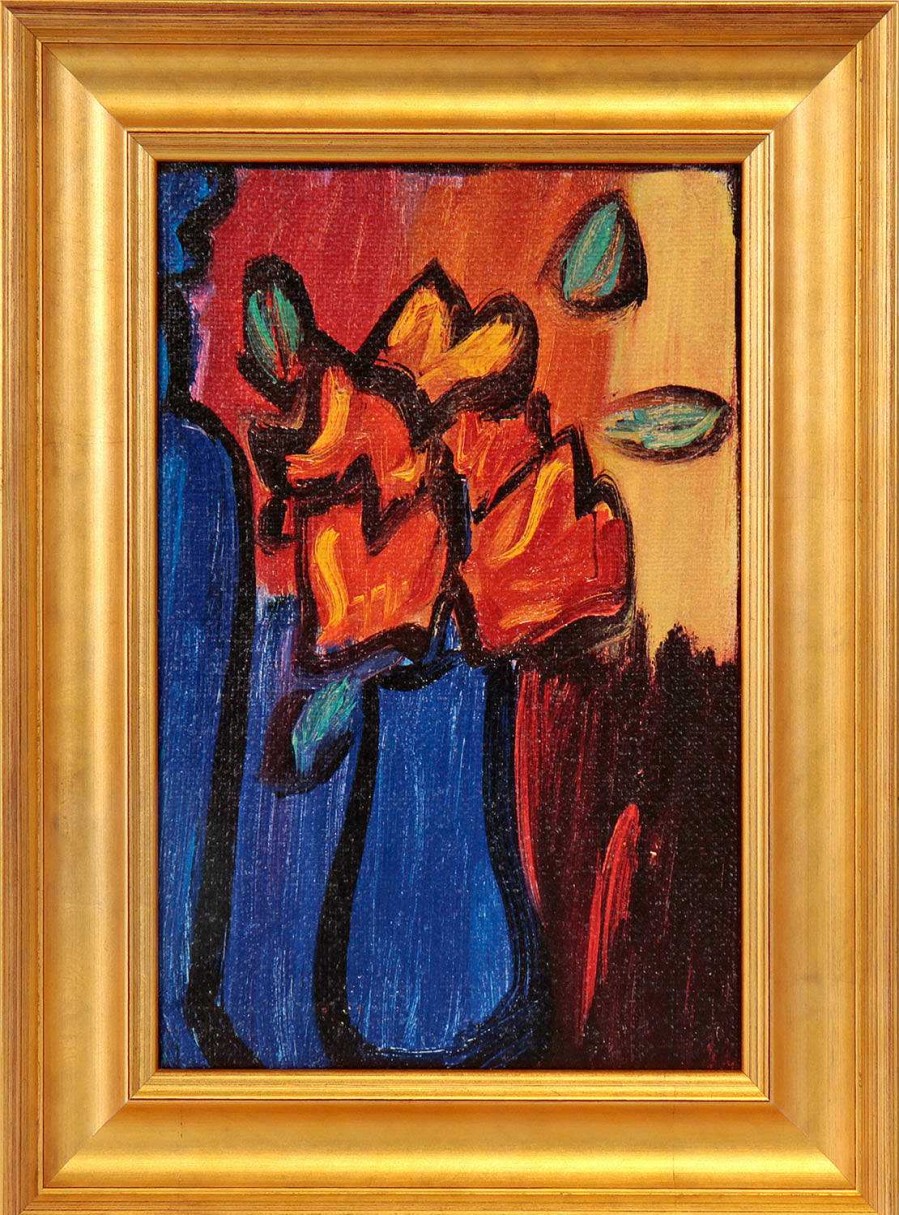 Alexej von Jawlensky Bild "Kapuziner-Kresse", Gerahmt Expressionismus