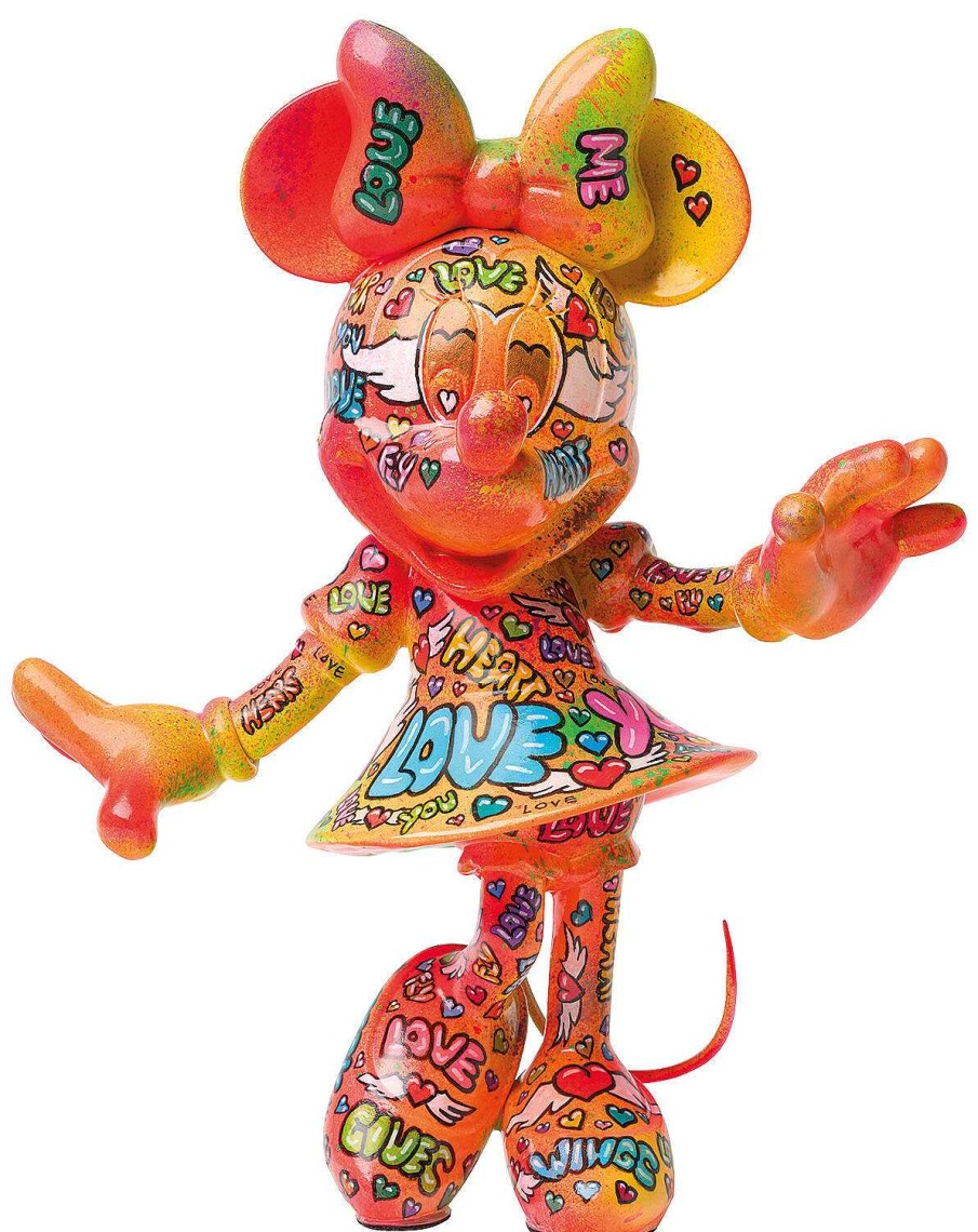 Sabrina Seck Skulptur "Minnie In Love", Kunstguss Humor / Karikatur