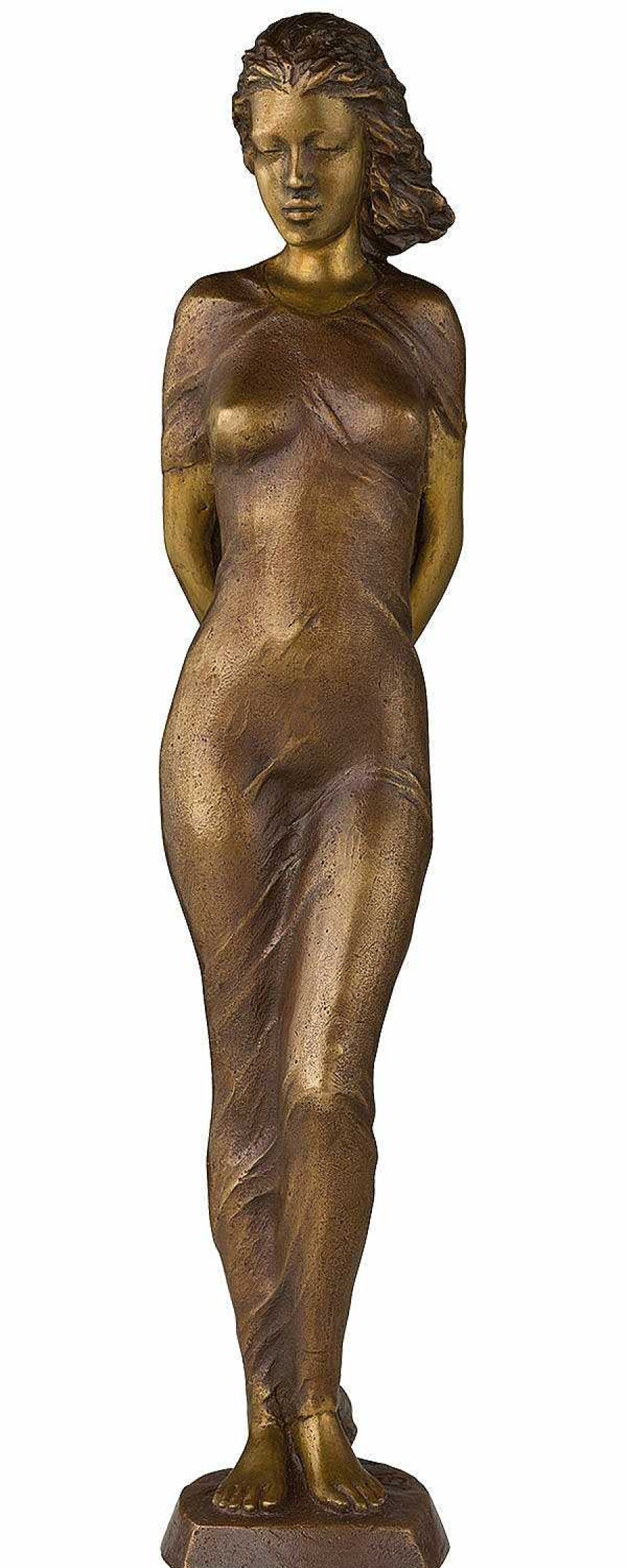 SIME Skulptur "Alberta", Bronze Statuetten