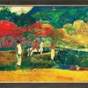 Paul Gauguin Bild "Frau Mit Weisem Pferd" (1903), Gerahmt Giclee