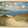 Claude Monet Bild "Strandweg Zwischen Weizenfeldern Nach Pourville" (1882), Gerahmt Meer / Seefahrt