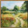 Jean-Claude Cubaynes Bild "Printemps En Normandie", Gerahmt Giclee