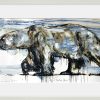 Ralf Koenemann Bild "Polarbear_1.8" (2021) (Unikat) Mischtechniken