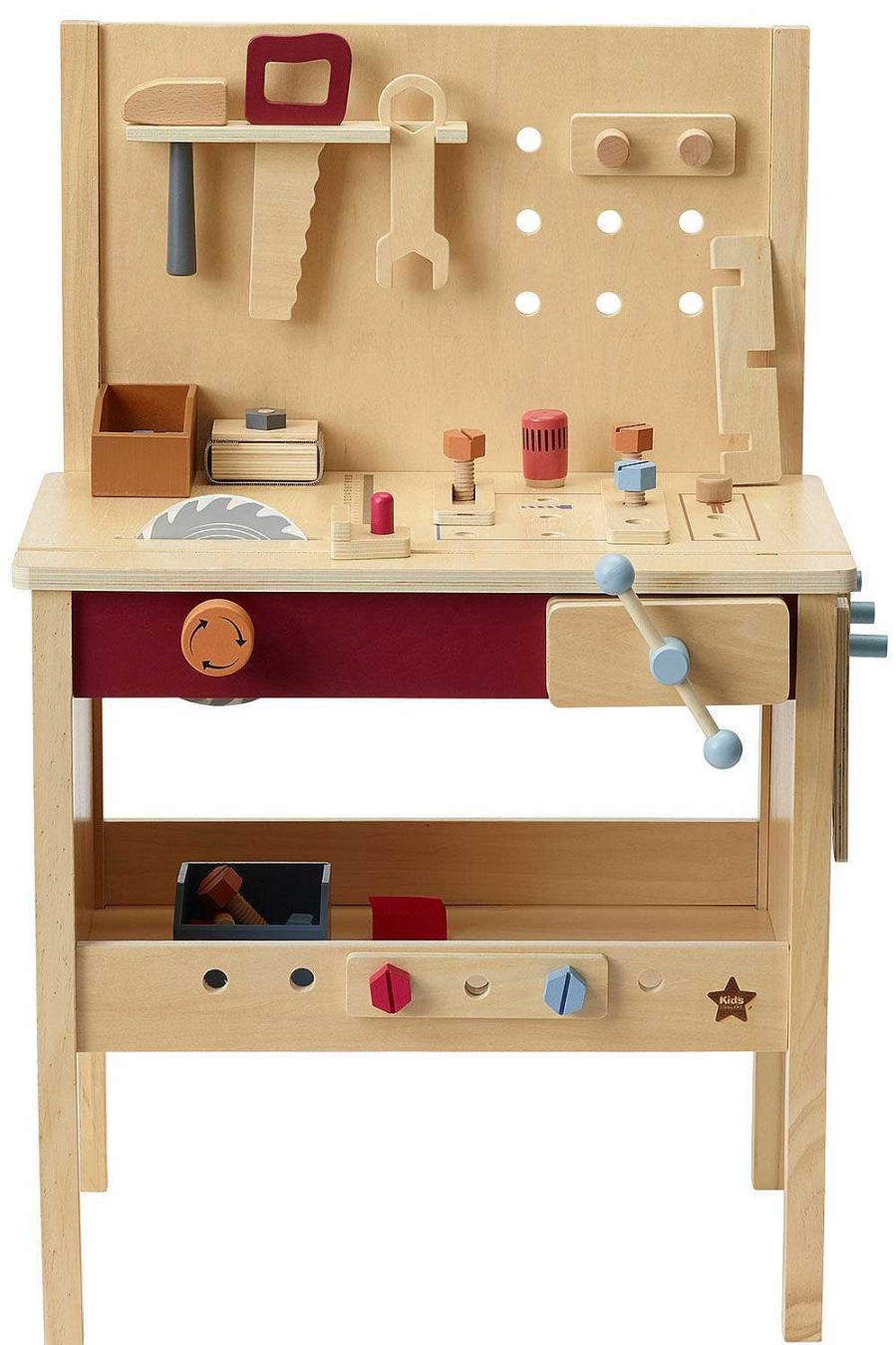 Kid's Concept Holzspielzeug-Set "Werkbank Schreinerei" (Fur Kinder Ab 3 Jahren) Spiele / Hobby