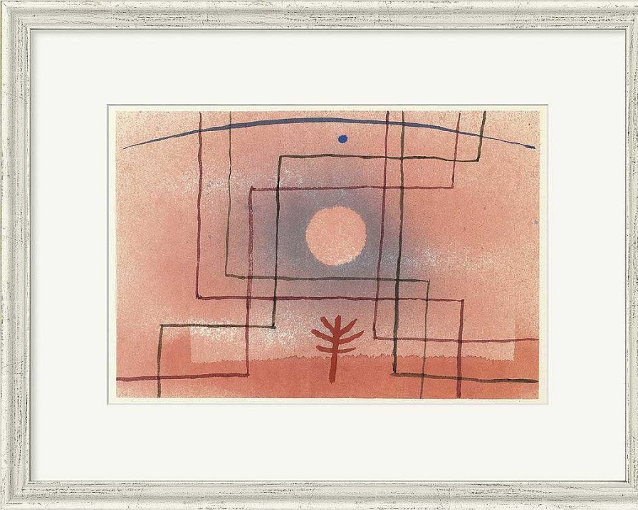 Paul Klee Bild "... Nach Regeln Zu Pflanzen" (1935), Gerahmt Faksimile