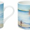 Anja Struck 2 Becher "Am Meer" Im Set, Porzellan Homeaccessoires