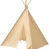 Kid's Concept Kinderzelt "Tipi Gelb" (Fur Kinder Ab 3 Jahren) Fur Kinder