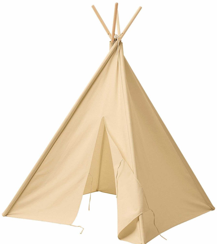 Kid's Concept Kinderzelt "Tipi Gelb" (Fur Kinder Ab 3 Jahren) Fur Kinder