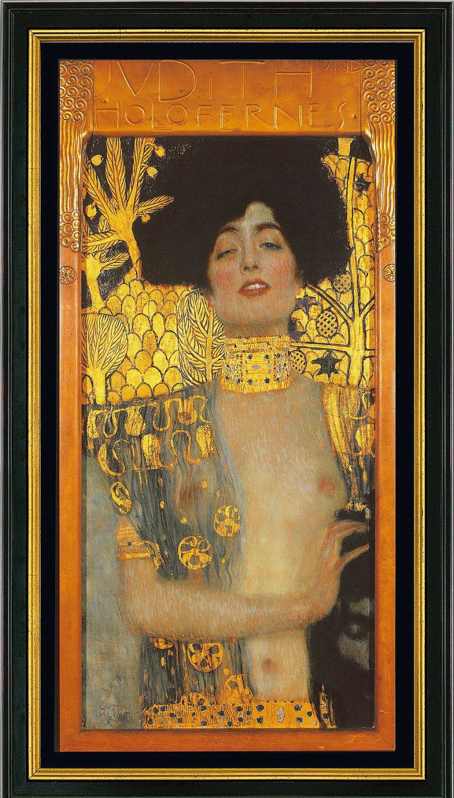 Gustav Klimt Bild "Judith I" (1901), Gerahmt Portrats