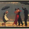 Jack Vettriano Bild "The Singing Butler" (1992), Gerahmt Genreszenen