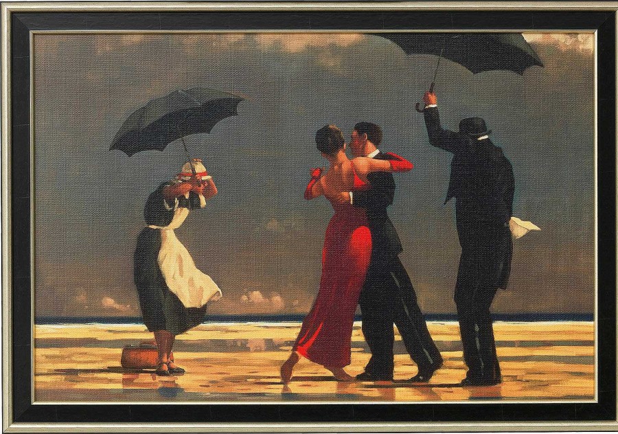 Jack Vettriano Bild "The Singing Butler" (1992), Gerahmt Genreszenen