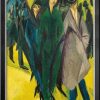 Ernst Ludwig Kirchner Bild "Frauen Auf Der Strase" (1915), Gerahmt Genreszenen