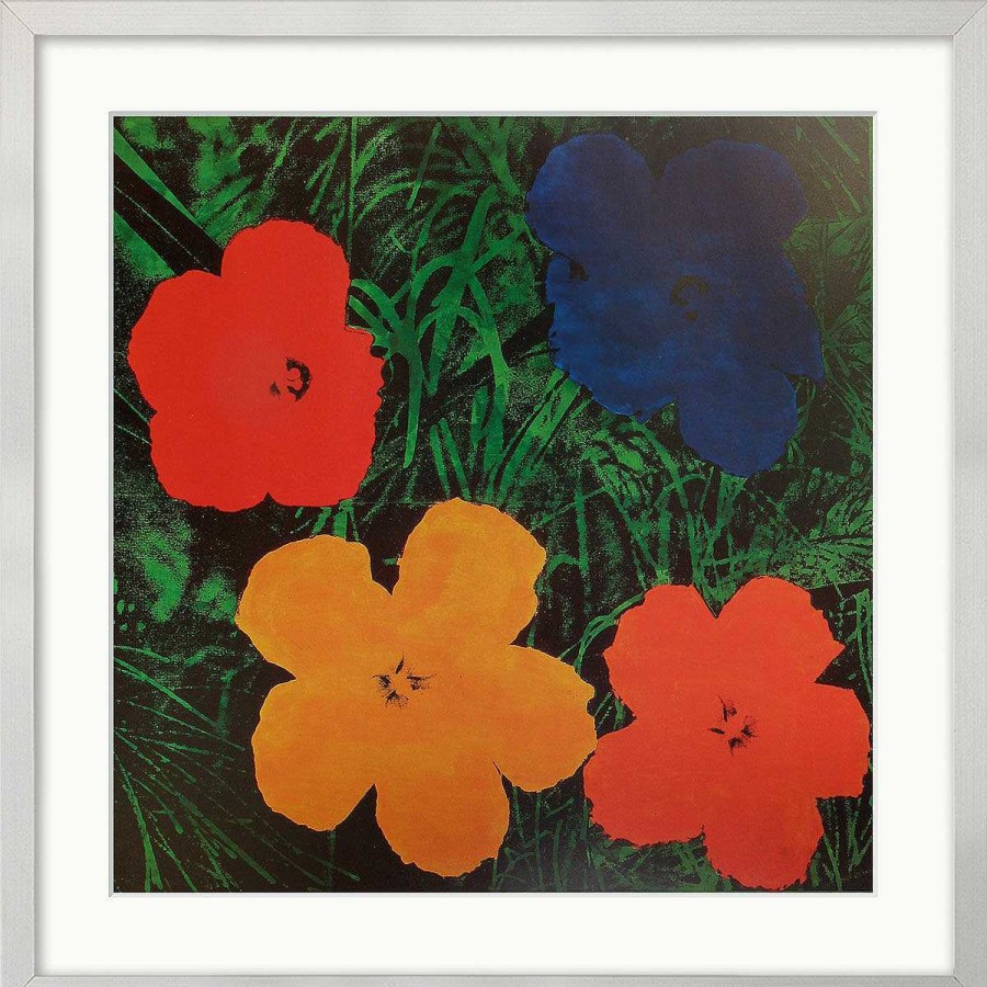 Andy Warhol Bild "Flowers" (1999), Gerahmt Bilder