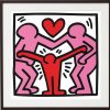 Keith Haring Bild "Untitled (Family)", Gerahmt Pop-Art