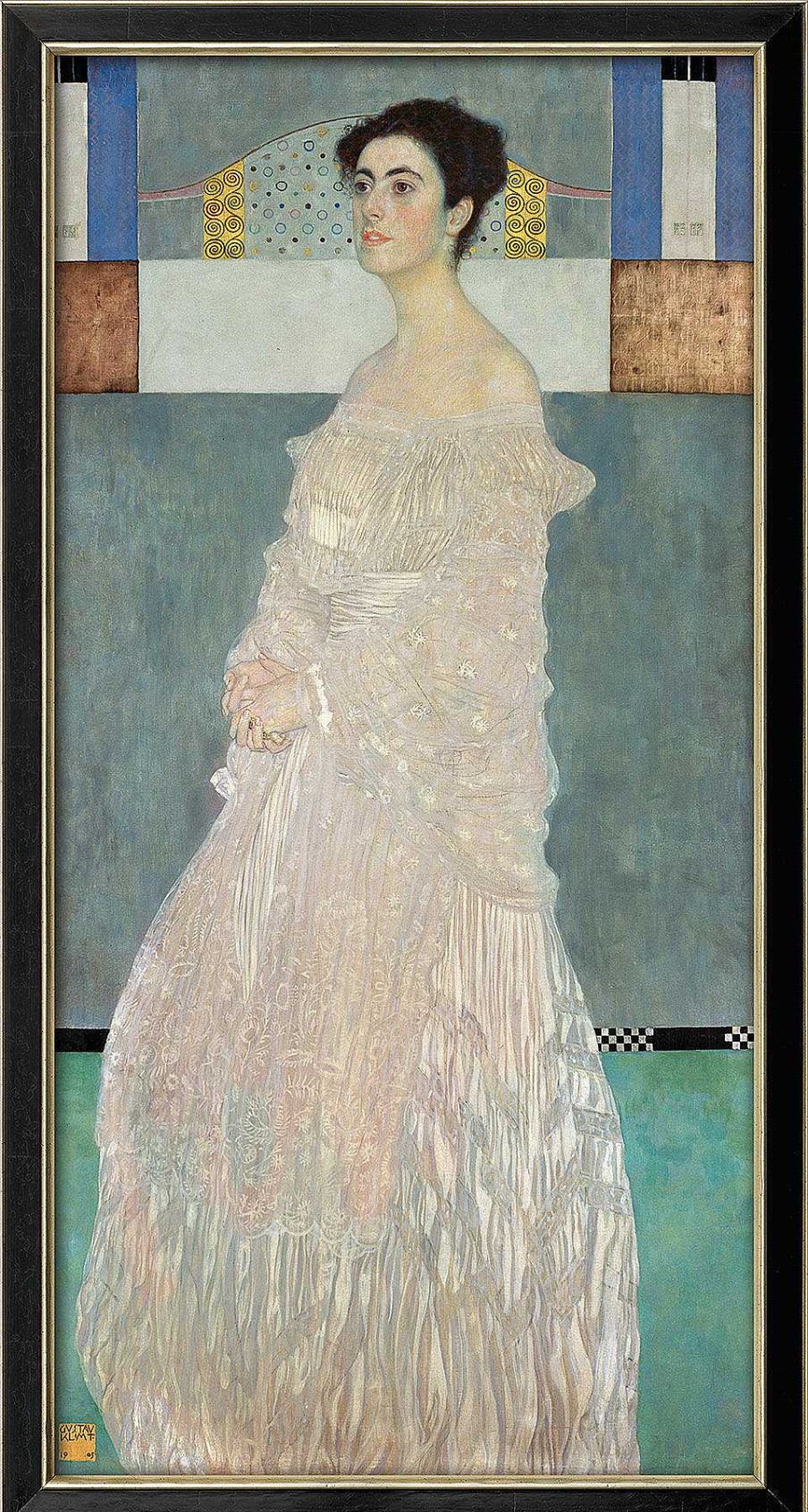 Gustav Klimt Bild "Margarethe Stonborough-Wittgenstein" (1905), Gerahmt Jugendstil / Art Deco