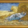 Vincent van Gogh Bild "Mittagsrast" (1889/1890), Gerahmt Impressionismus